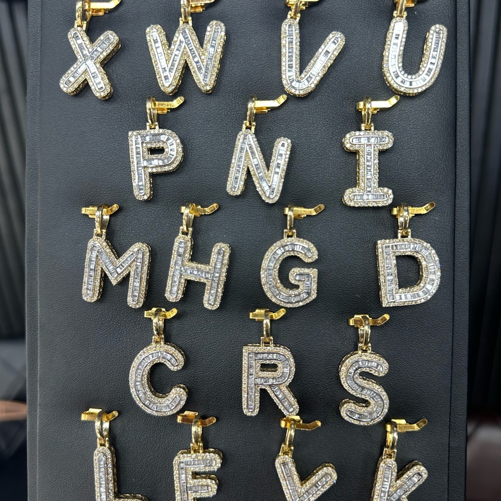 Gold Alphabet Pendant